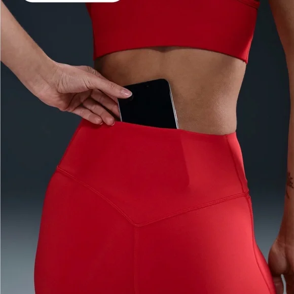 Nike Red Universa Legging - Picture 2 of 5